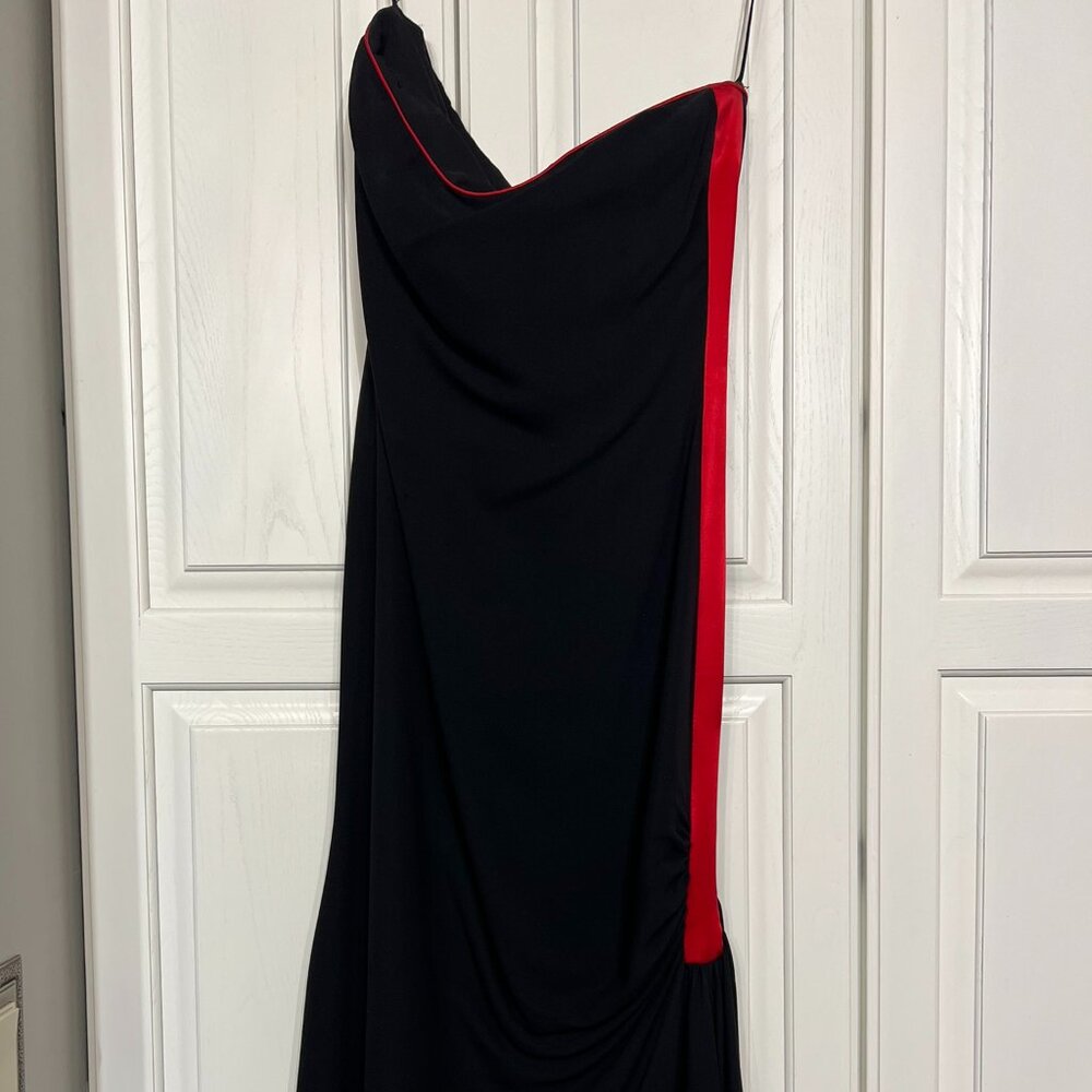 Carolina Herrera (New York), Black tie cocktail dress, silk, size 4